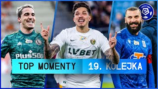 WSZYSTKIE GOLE 19 KOLEJKI  TOP MOMENTY  Ekstraklasa  202223 [upl. by Pirnot591]