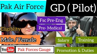 Join PAF as GD Pilot Commissioned Officer Jobs Advertisement 2023  PAF Officer Jobs advertisement [upl. by Wescott]