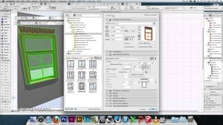 ArchiCAD Lecture 03  Gravity Doorswindows roofs multiply command and Rendering [upl. by Azeria]