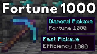 How To Get a Fortune 1000 Pickaxe in Minecraft 121 [upl. by Esilram]