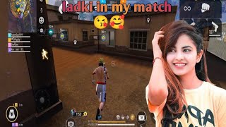 Free fire me ladki ke sath kaise khele 🥰😘  free fire in my match [upl. by Labotsirc]