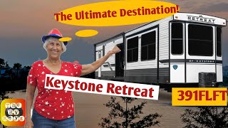 💯The Ultimate Destination Trailer 2024 Keystone Retreat 391FLF [upl. by Hayott]