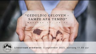 Livestream eredienst 3 September 2023 1100 uur [upl. by Felipa]