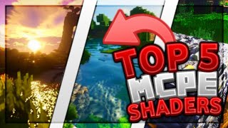 Top 5 MCPE Shaders 2020 114  Ultra Shaders No Lag Realistic  Minecraft Bedrock Edition [upl. by Tisdale]