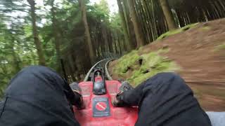 Zip World BetwsyCoed amp FForest Coaster POV 4K 60fps [upl. by Nama424]