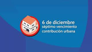 Séptimo vencimiento de la Contribución Inmobiliaria Urbana [upl. by Zenda953]