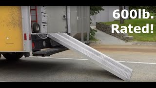 UltraTow Aluminum Mobility Ramp Set 1200Lb Capacity 30inW x 72inL [upl. by Fisher]