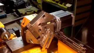 Emco compact 5 Cnc Mach3 auto tool change [upl. by Thistle]