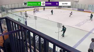 CCHA PWB1G Vs Cottage Grove [upl. by Aicilet]