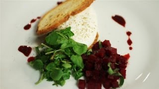 How To Make A Goats Cheese Mousse With Pickled Beetroot Salad Simply Gourmet [upl. by Amsab870]