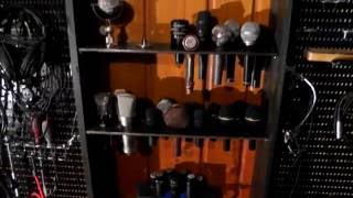 Microphones Mic Cabinet Build 1 [upl. by Llevad]