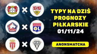 Najlepsze prognozy piłkarskie i typy bukmacherskie na dziś Bayer  Stuttgart Lille  Lyon [upl. by Hiro]