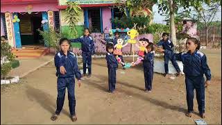 FLN निपुण anthem song dance performance by primary students ☺️ [upl. by Atsirhc]