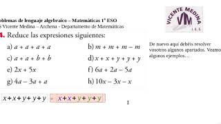 Ejercicios de Monomios  Matemáticas 1º ESO [upl. by Nozicka]