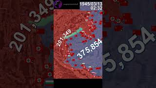 Last Nazi Offensive in 1 minute using Google Earth [upl. by Onairot]