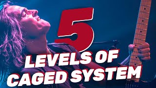 5 Levels To The CAGED System 🎸 [upl. by Anaiv]