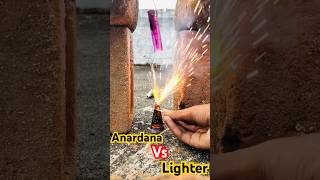 Anardana vs lighter  Diwali crackers testing 2024 diwali shorts crackers fireworks [upl. by Neneek444]