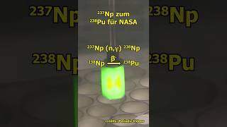 Neptunium zur Produktion von Plutonium für NASA chemie radioaktivität plutonium [upl. by Alleyn]