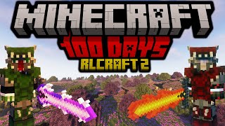 We Spent 100 Days In The New RLCraft [upl. by Ly]