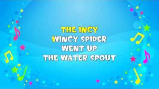 Incy Wincy Spider  Sing A Long  Nursery Rhyme  KiddieOK [upl. by Sherlock]