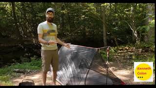 MSR Thru Hiker Mesh House 2 Person Shelter Tent Review 2019 [upl. by Lisk]