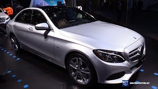 2018 Mercedes Benz C350e EQ Power  Exterior and Interior Walkaround  2018 Detroit Auto Show [upl. by Aiuqcaj]