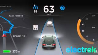 Tesla press conference for the Autopilot v70 software [upl. by Stambaugh]