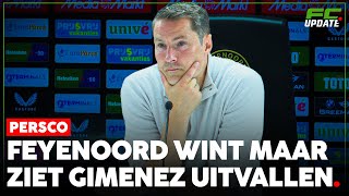 FEYENOORD boekt belangrijke overwinning maar verliest Giménez  FCUpdate [upl. by Ydnar]