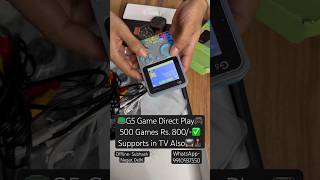 G5 Game Box Handheld with Tv 📺 option rs800 only trendyourstyle g5gamebox 🎮 500games ❤️ [upl. by Ylrehc]