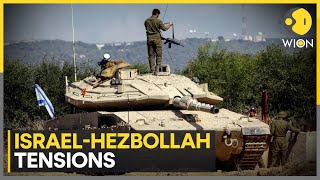 IsraelIran tensions Wave of rockets fired from Lebanon into Israel  Latest News  WION [upl. by Dlared]