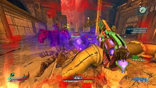 Borderlands 2  OP8 Krieg vs Magic Slaughter Badass Round in 1226 [upl. by Dympha96]