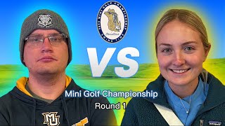 MUST WATCH Wolf vs Bella  Round 1  2024 Mini Golf Championship [upl. by Margaretha383]