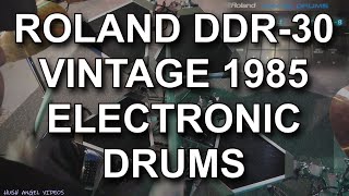 ROLAND DDR30 Electronic Drums Demo [upl. by Anaid916]