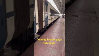 vandebharatexpress gaya tatanagar bihar vlog [upl. by Anilorac]