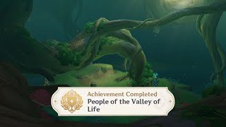 People of the Valley of Life Achievement  Hidden Exploration Objectives  Genshin Impact 26 [upl. by Belicia]