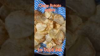 Potato Aloo Chips Recipe  How to make potato wafers at Home  viral trending food recipe [upl. by Laurel929]