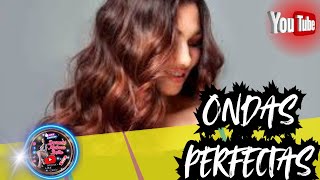 COMO HACER ONDAS PERFECTAS EN CABELLO LARGO [upl. by Ahsikyw]