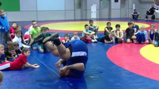 Alexander Karelin acrobatics [upl. by Nicodemus]