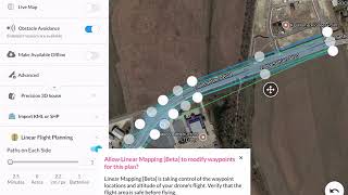 DroneDeploy Linear Flight Planning App [upl. by Nnaeitak]