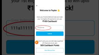 paytm refer code kaise dale  paytm refer code kya hai  paytm refferal code [upl. by Ahsenrat993]