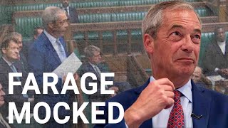 Nigel Farage laughed at in Commons as he calls for referendum to leave ECHR [upl. by Hcire]