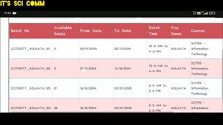 ICAI ICITSS IT and OC Training details How to Register for IT and OC training how to check Seats [upl. by Waterman]