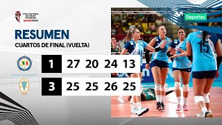 RESUMEN Circolo Sp Italiano 1️⃣  3️⃣ Regatas Lima  4TOS DE FINAL VUELTA  LNSV 20232024 👋🏐🏆 [upl. by Yhtamit20]