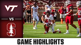 Virginia Tech vs Stanford Game Highlights  2024 ACC Football [upl. by Nadia]