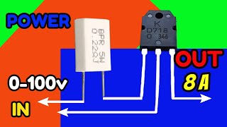 🔴¡Construí un regulador de voltaje ajustable de 0100 V 8 amp [upl. by Bowra]