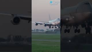 BOEING 747 LANDING [upl. by Annad538]