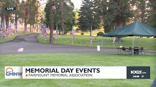 Thousands of flags flying at Fairmount Memorial Associations parks for Memorial Day [upl. by Shenan497]