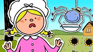 Little Miss Muffet  Nursery rhyme for kids [upl. by Kliman721]