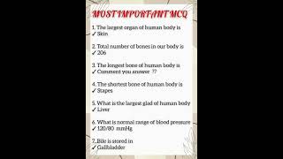 Pharmacy exam McQ  Exit exam McQ ytshorts shortvideo viralvideo [upl. by Anaimad]