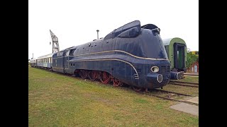 Dampflokomotiven Katastrophenzug Draisine Stromlinienlokomotive Schienenbus zum Lokfest Staßfurt 23 [upl. by Regine]